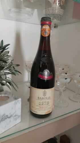 Barolo bersano 1975 bottiglia - barolo,