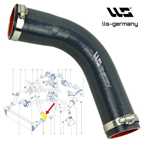 Tubo turbo intercooler per