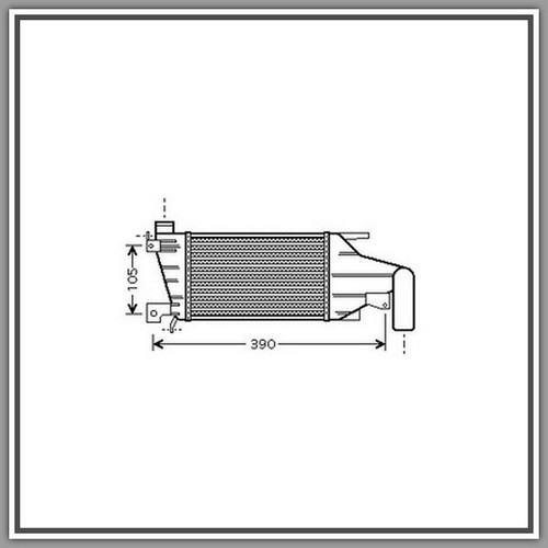 Intercooler opel astra - intercooler,