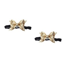  2 PEZZI Accessori per Capelli per Bambine Fiocco Cravatte Fascia per Capelli Bambino