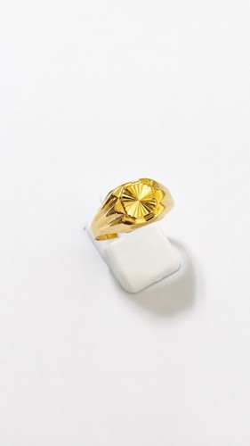 Anello scudo ottagonale oro - scudo,