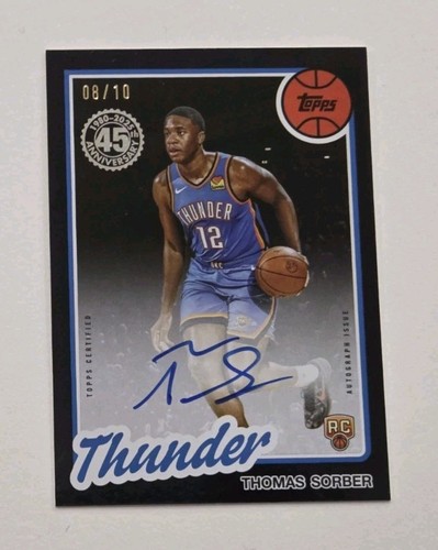 2025 topps thomas sorber rc - thomas,