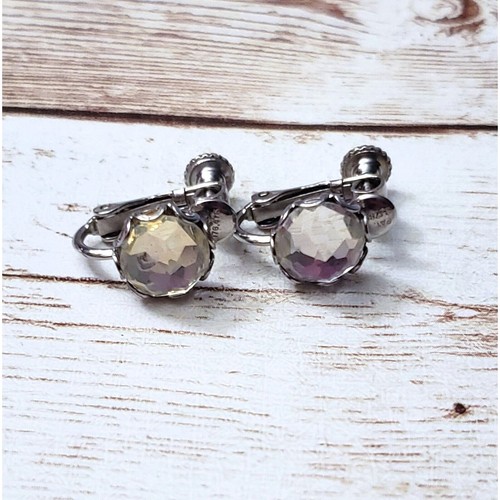 Vintage clip earrings with - clip,