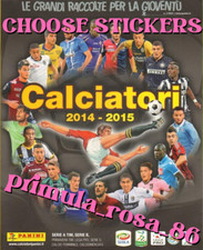 PANINI SCEGLI FIGURINE MANCANTI CALCIATORI 2014-15 MANCOLISTA SCUDETTI E MAGLIE