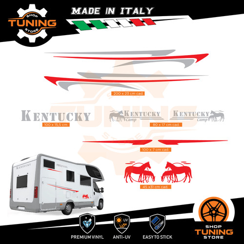 Kit adesivi camper - adesivi,