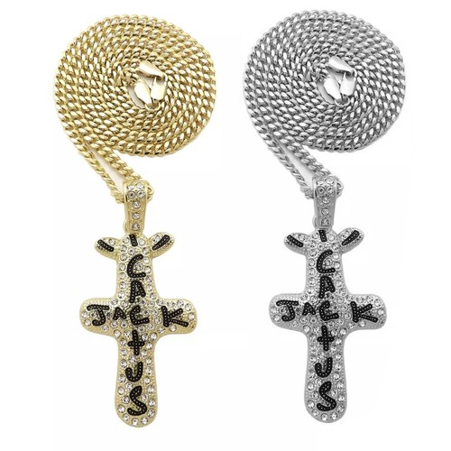 Collana catena cubana ottone