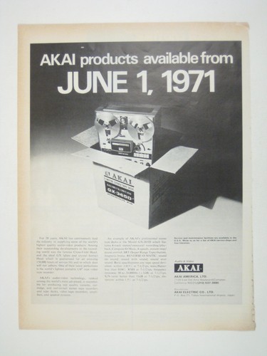 Akai gx365d stereo tape - gx365d, deck