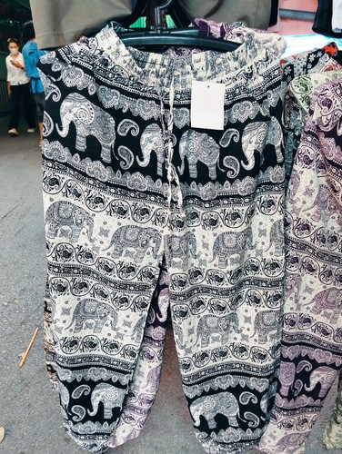 Pantaloni harem stampa