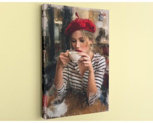 Stampa tela donna - stampa, su