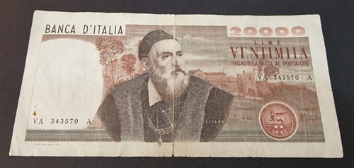 Ventimila 20000 lire - 20000, tiziano