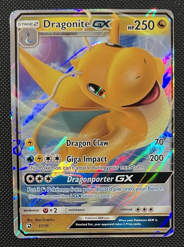 2018 pokemon dragonite - dragonite, gx
