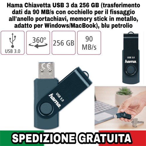Chiavetta usb 256gb - chiavetta, 3