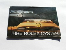 IHRE ROLEX OYSTER - Heft /