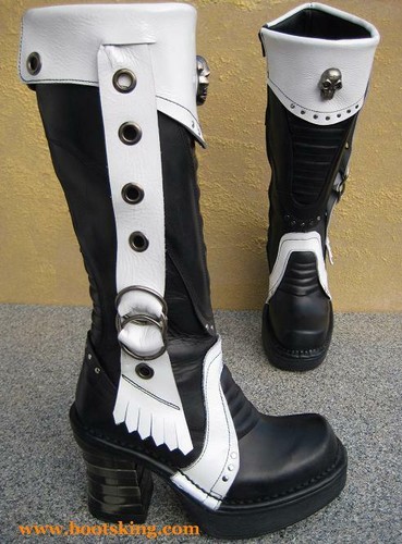 New rock boots guadalupa nero - rock,