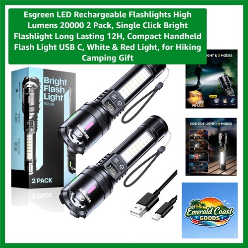 Torce led ricaricabili super - torce,