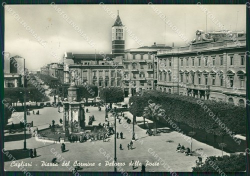 Cagliari città palazzo - palazzo, poste