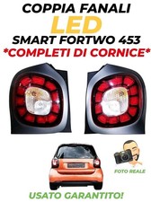 COPPIA FANALI LED STOP POSTERIORE + CORNICI SMART  FORTWO 453