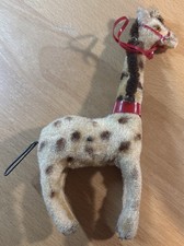 Giraffa giocattolo vintage 9"