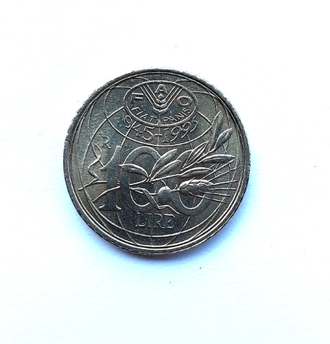 Moneta 100 lire fao - lire, fiat