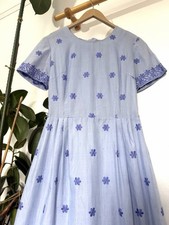 Abito vintage anni 70 blu