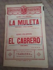 GINO FILIPPINI : LA MULETA - EL CABRE 1932