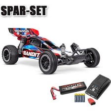 Traxxas 24254-8-GRN Bandit 1:10 2WD Buggy RTR - LiPo Starter Set Rosso