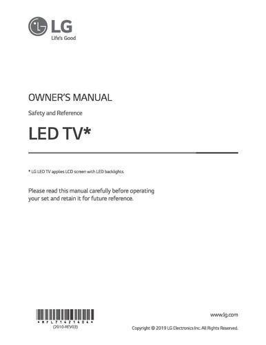 Lm630 manuale istruzioni - lg,