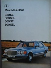 MERCEDES DEPLIANT 380SE 380