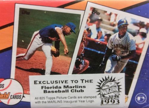 1993 topps marlins inaugural - inaugural,