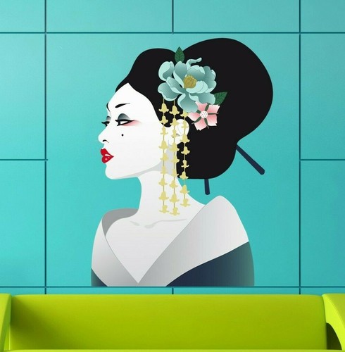 Decalcomania fiore geisha