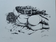 RENATO GUTTUSO- UNA A SCELTA DI TRE LITOGRAFIE ANNI '70-DIM. 18  X 24/25 CM-GAR.