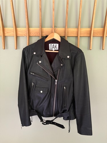 Giacca pelle oak nyc - di,