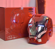 Casco Cosplay Iron Man MK5 Adulto LED Elettrico Indossabile Controllo Vocale