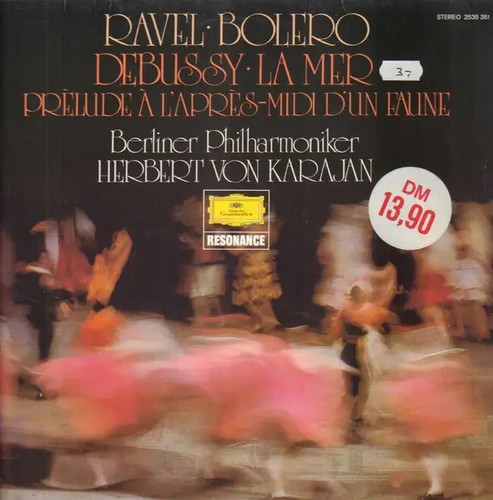 Ravel debussy bolero mer - lp,