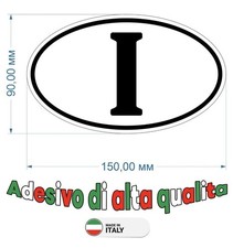 Adesivo I ITALIA I di