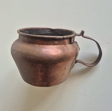 Antico pentolino in rame