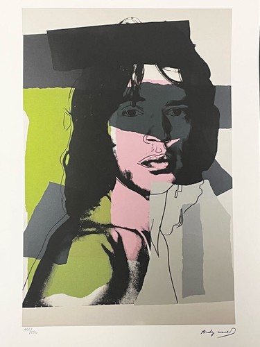 Litografia andy warhol - andy, "mick