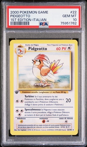 Pokemon psa 10 pidgeotto - pokemon,