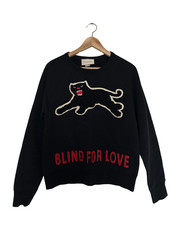 Felpa pantera 100% Gucci nera