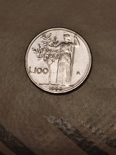 100 Lire 1990 Piccole Vulcano/Donna 