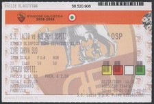 BIGLIETTO STADIO TICKET LAZIO