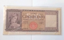 500 LIRE ORNATA DI SPIGHE