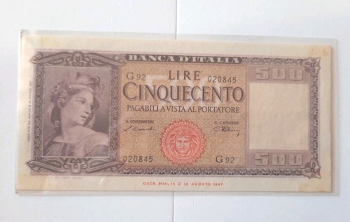 500 lire ornata spighe - lire,