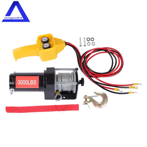 Argano elettrico 12vdc 3000lbs - argano,