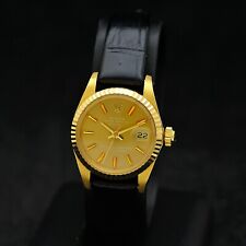 Rolex Datejust lady 18kt gold ref 6917 automatic serviced + box