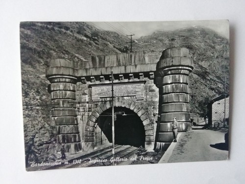 Postcard bardonecchia entrance - postcard,