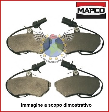 6710 pastiglie freno ant per - pastiglie,