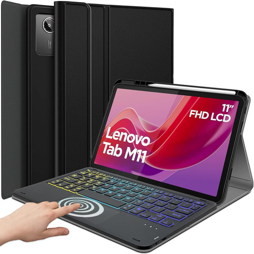 Backlit touchpad keyboard case - backlit,