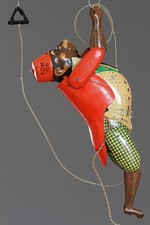 SCIMMIA RAMPICANTE TOM 700 LEHMANN GIOCATTOLO IN LATTA ANNI '30 scimmia