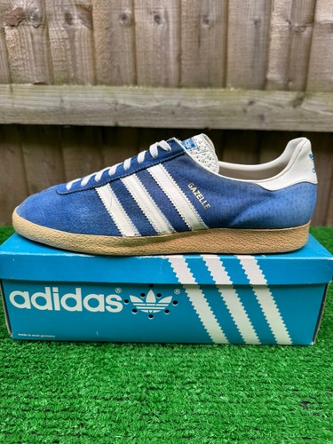 Vintage adidas gazelle blu 80s - vintage,